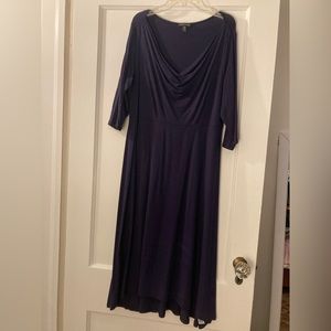 Eileen Fisher drape neck dress